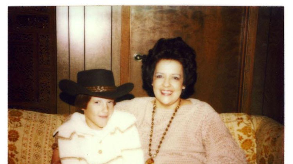 Fifth grade Jamie with Mama Jean