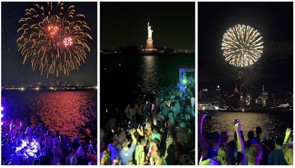 Fireworks, music, and joy light up the Hudson during Gay & Sober\u2019s official NYC Pride cruise.