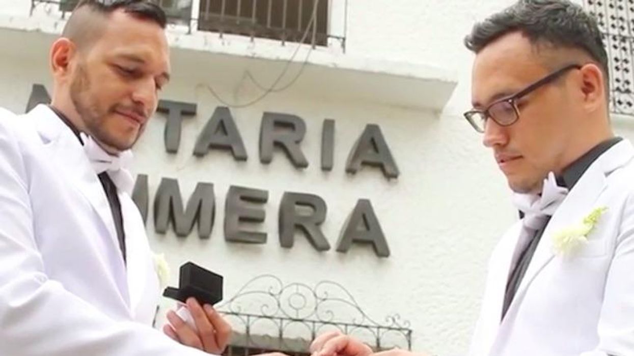 First same-sex marriage in Colombia