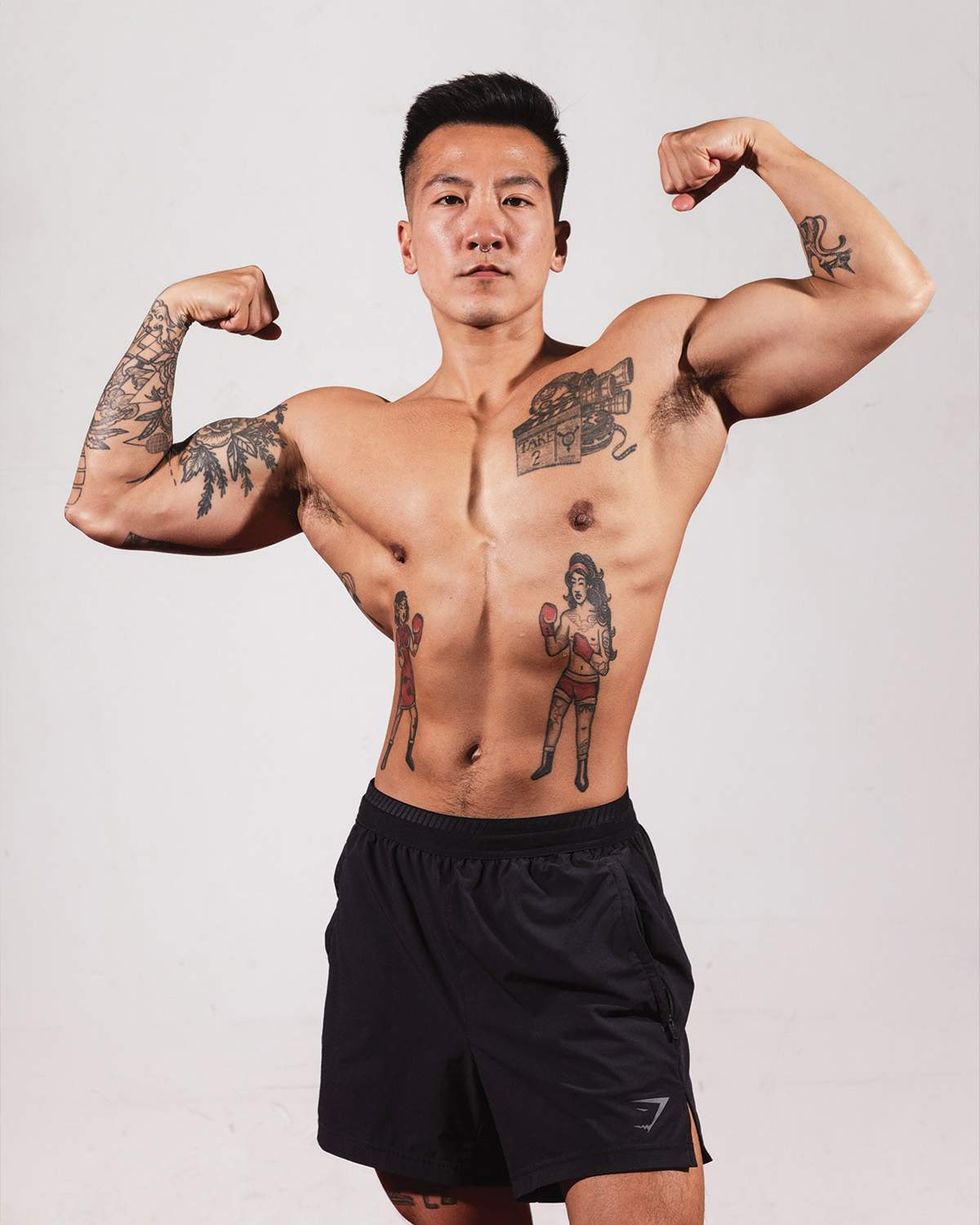 fitness trainer Landyn Pan