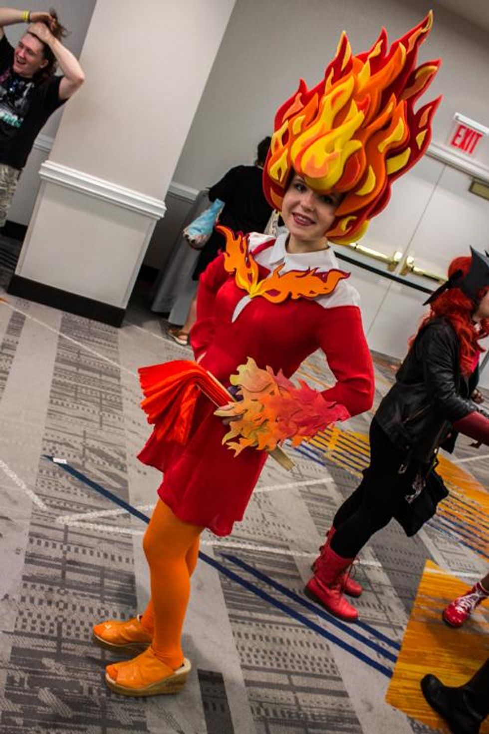 Flame Con Mascot