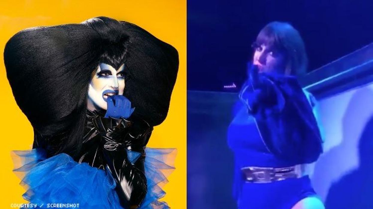 Florida Man performing a Bye Bye Miss Sherry Pie lip sync.