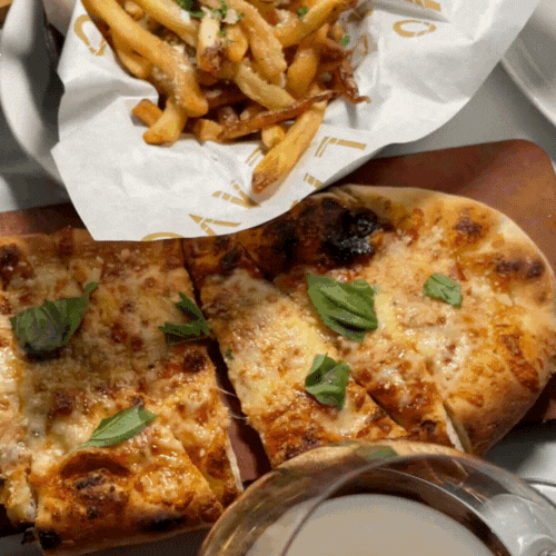 Food options at LAVO Brunch at The Venetian Las Vegas.