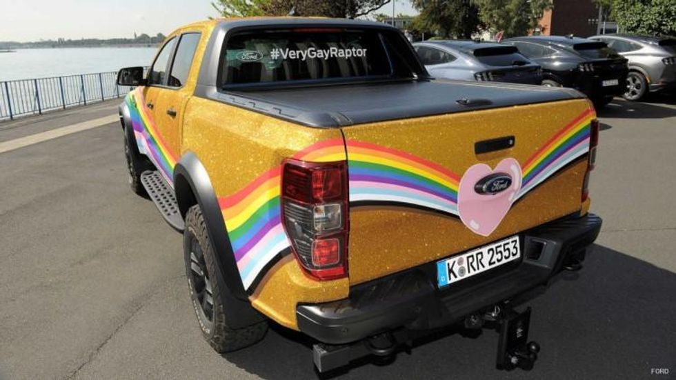 Ford Responds to Homophobic Slur With A Very Gay Truck