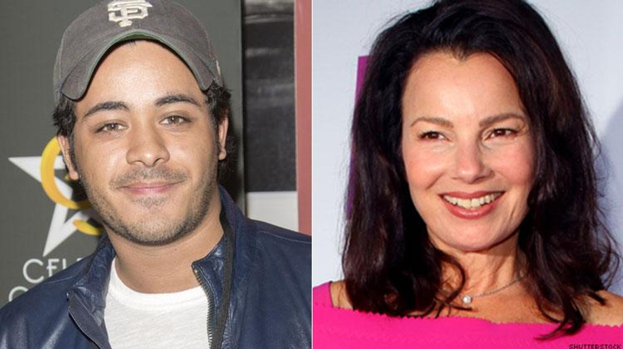 Fran Drescher and Christian Navarro