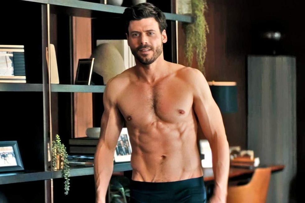 Francois Arnaud as Scott Hunter on Heated Rivalry