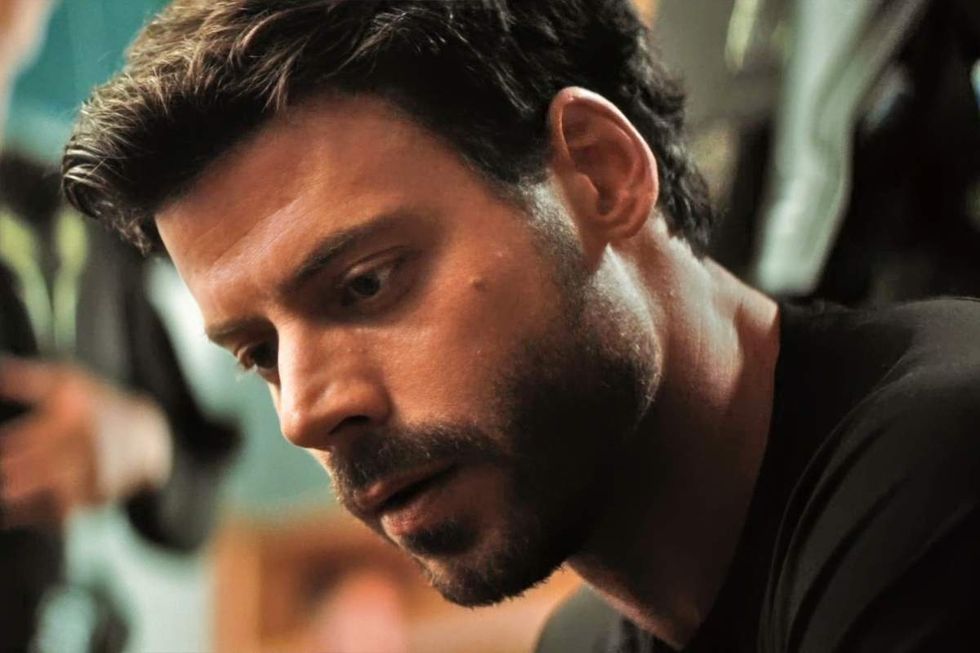 Francois Arnaud as Scott Hunter on Heated Rivalry
