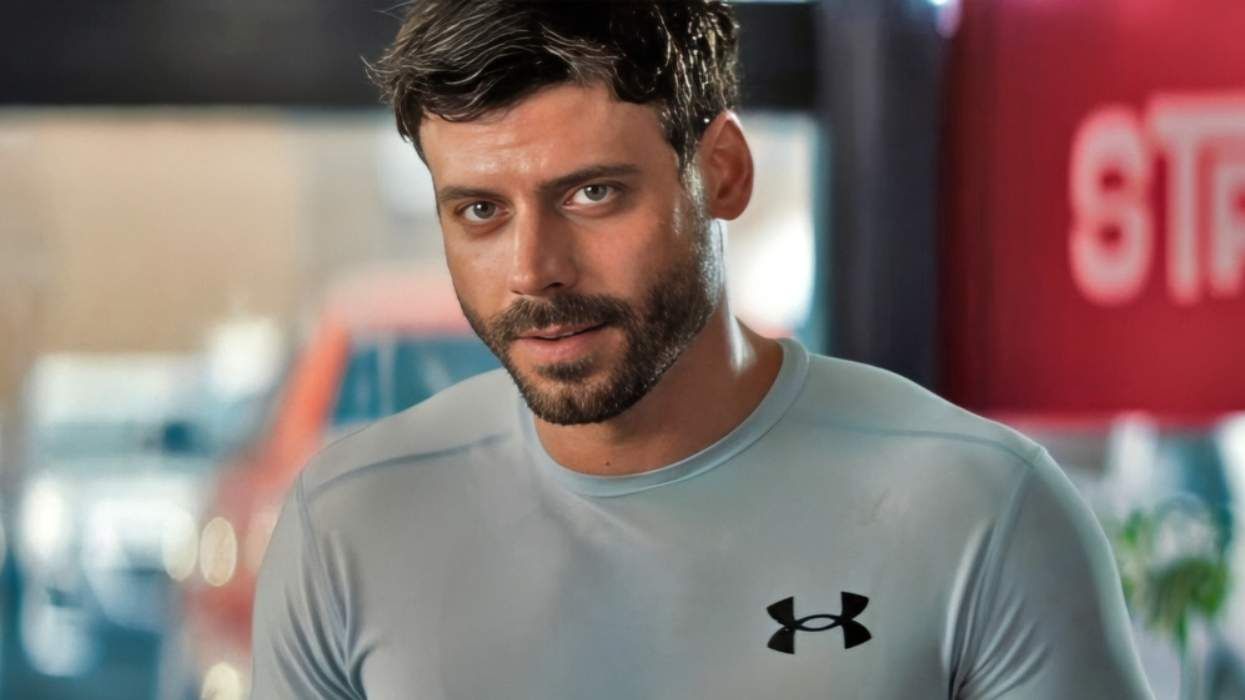 Francois Arnaud as Scott Hunter on Heated Rivalry