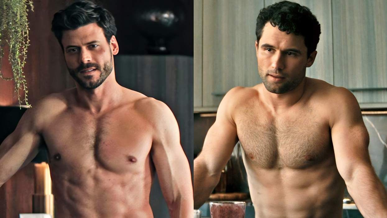 François Arnaud as Scott Hunter; Robbie GK as Kip Grady on Heated Rivalry