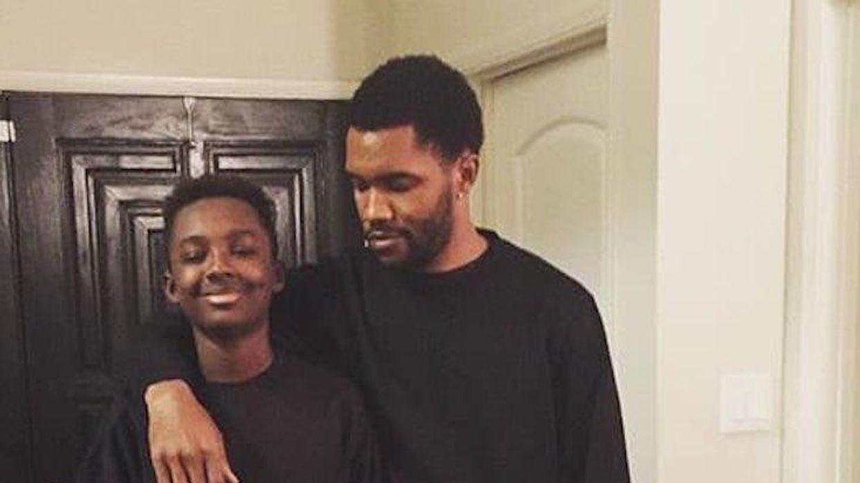 Frank Ocean and his brother Ryan Breaux