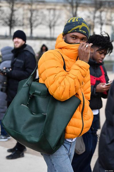 Who Makes Frank Ocean's Big Ass Fashion Week Bag?