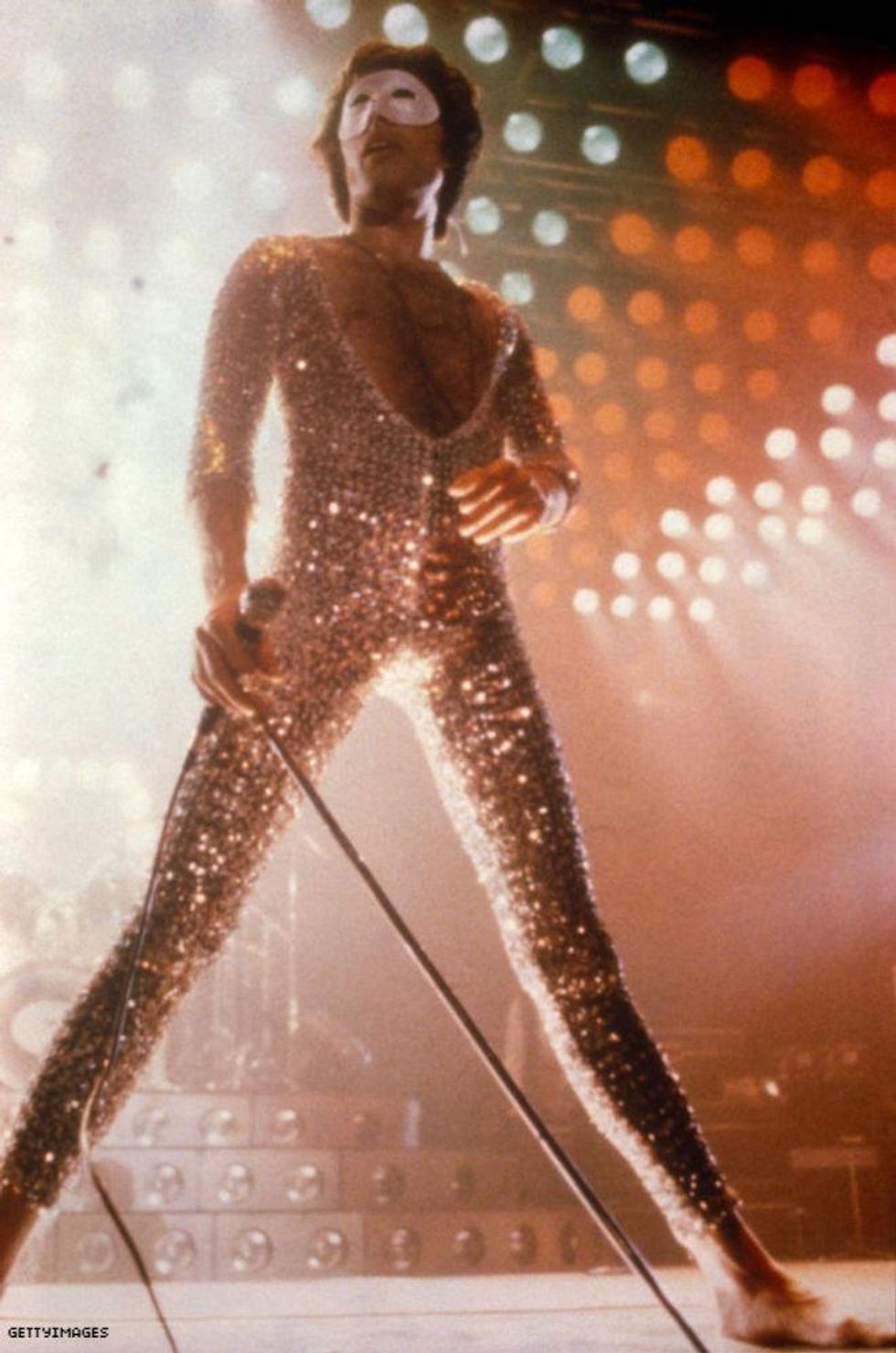 Freddie Mercury onstage