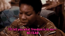 freedom no fear nina simone gif
