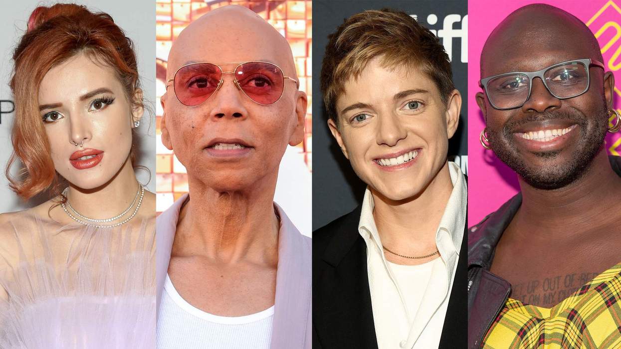 From left: Bella Thorne, RuPaul, Mae Martin, and Bob the Drag Queen.