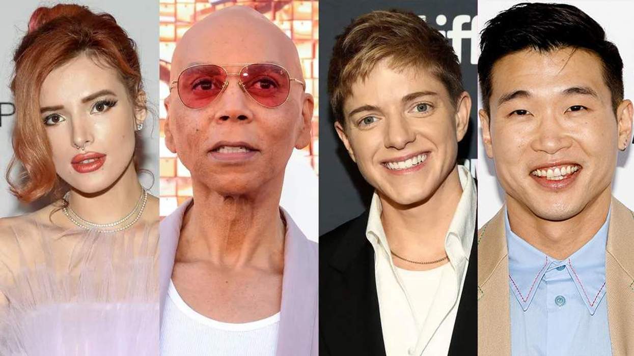 ​From left: Bella Thorne, RuPaul, Mae Martin, and Joel Kim Booster.