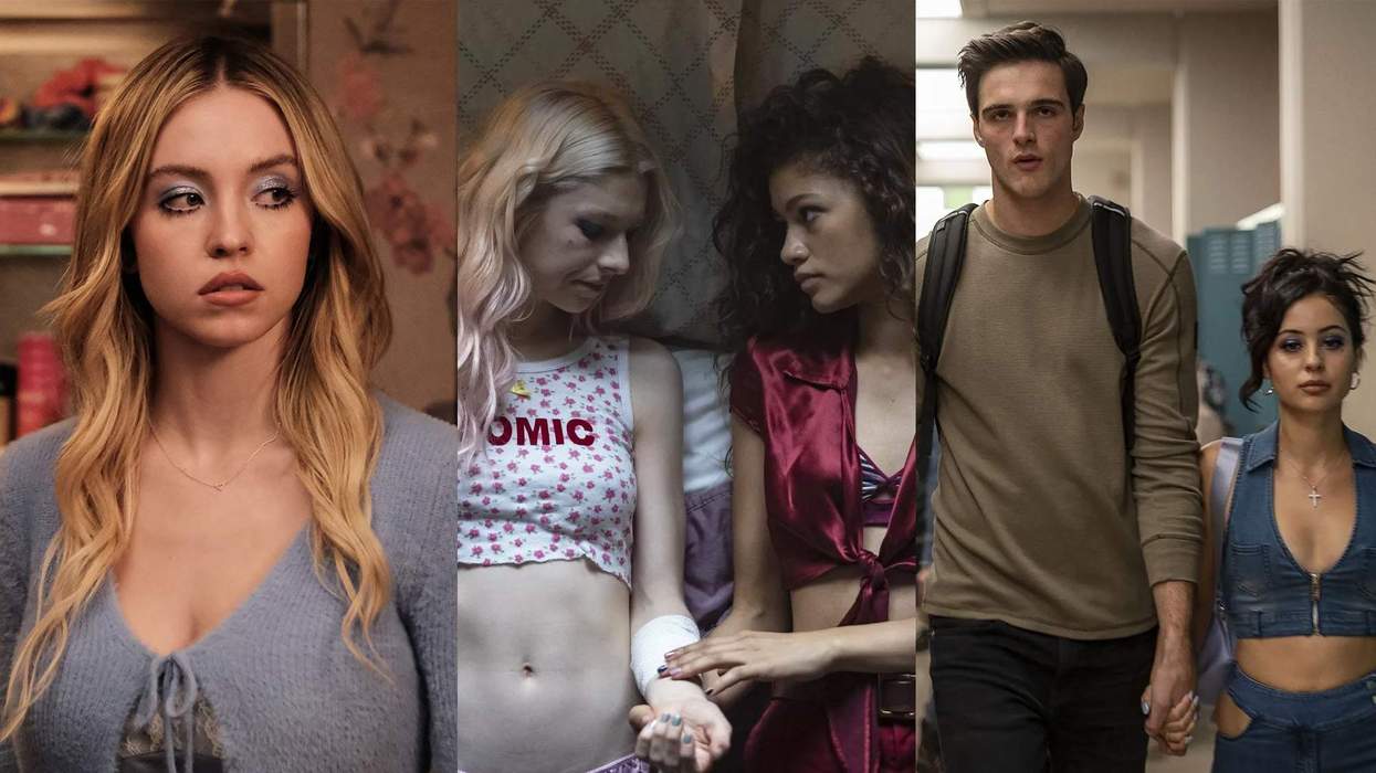 From left: Cassie, Jules and Rue, and Nate and Maddie in 'Euphoria.'