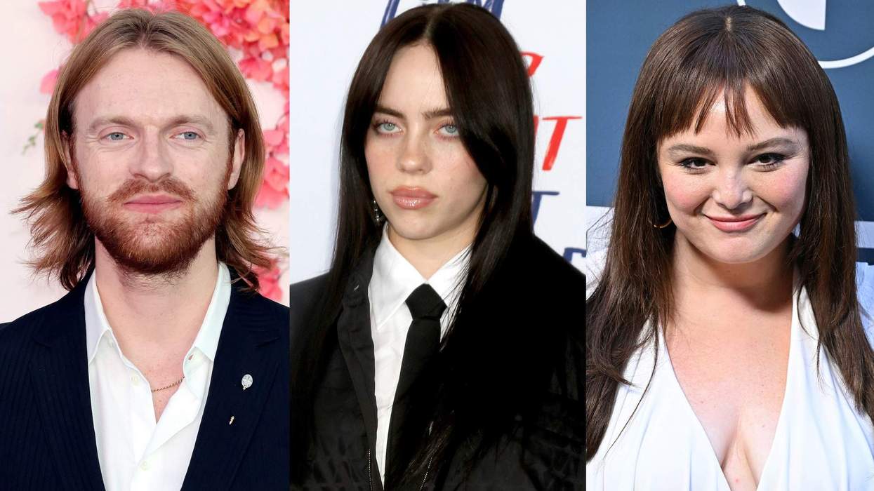 From left: Finneas, Billie Eilish, and Megan Stalter