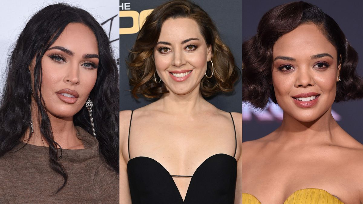 ​From left: Megan Fox, Aubrey Plaza, and Tessa Thompson.