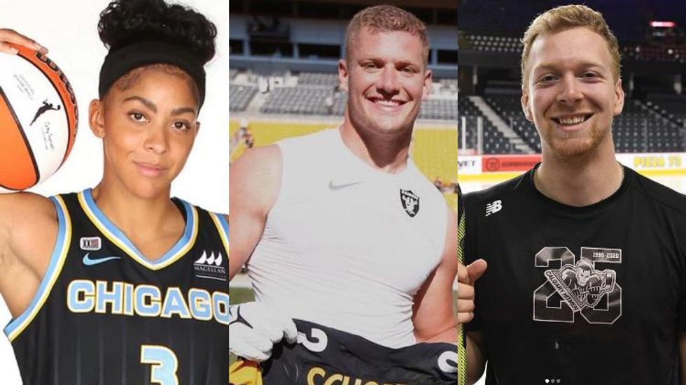 From professional wrestlers to professional football players, 2021 has been the year of the athletic queer, and we've got them all here!