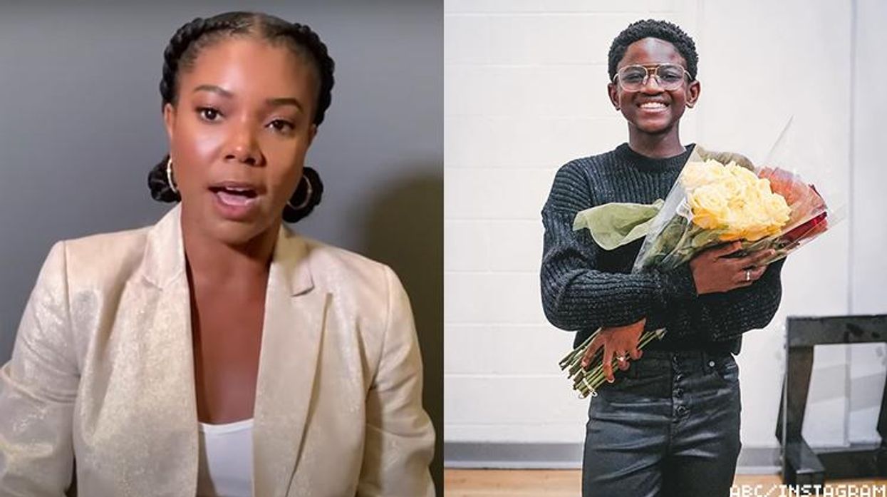 Gabrielle Union and Zaya Wade.