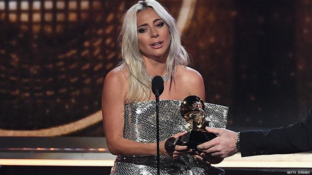 Gaga Grammys First Award