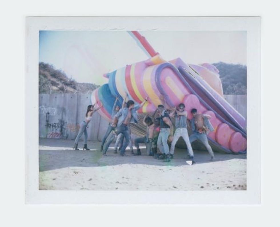 Gallery: Backstage Polaroids From Diesel's 'Make Love Not Walls' Campaign