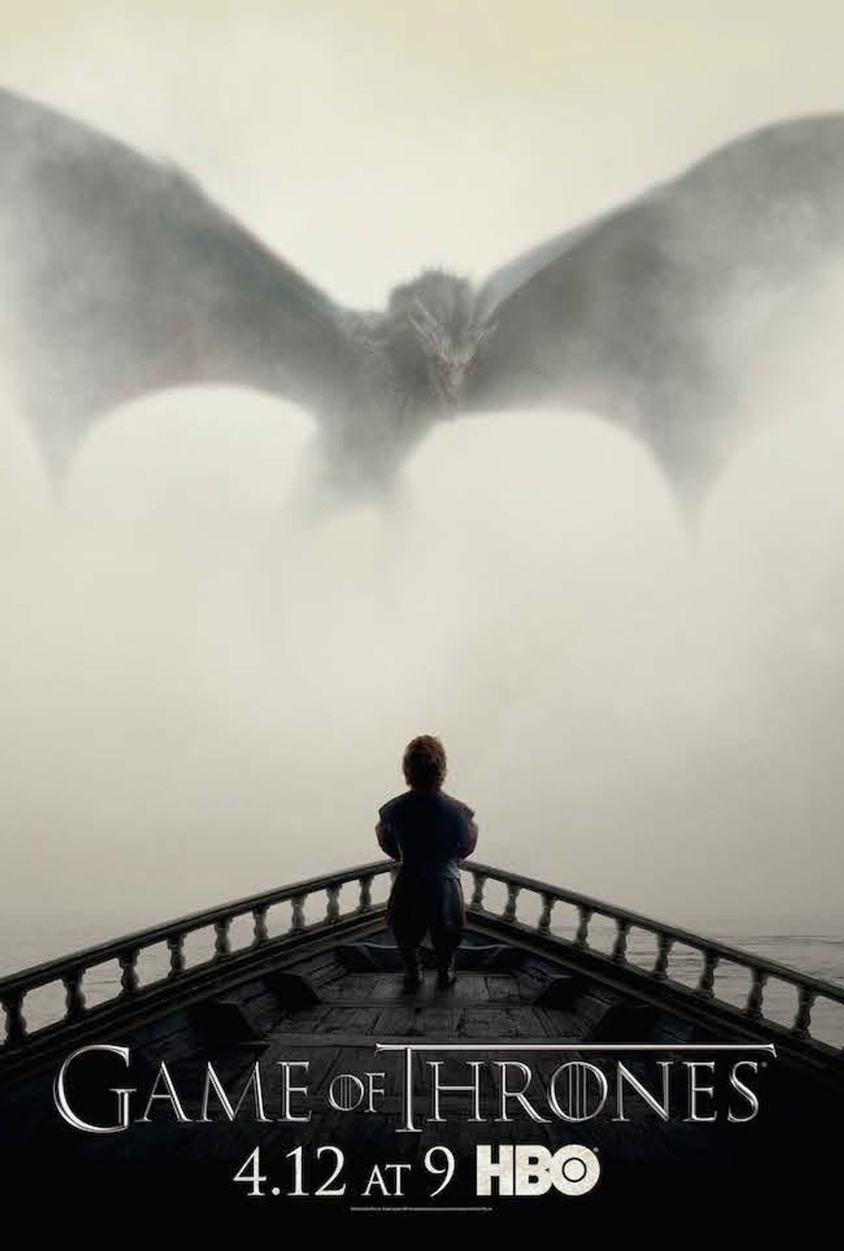 Game of Thrones Season 5 Poster Dragon