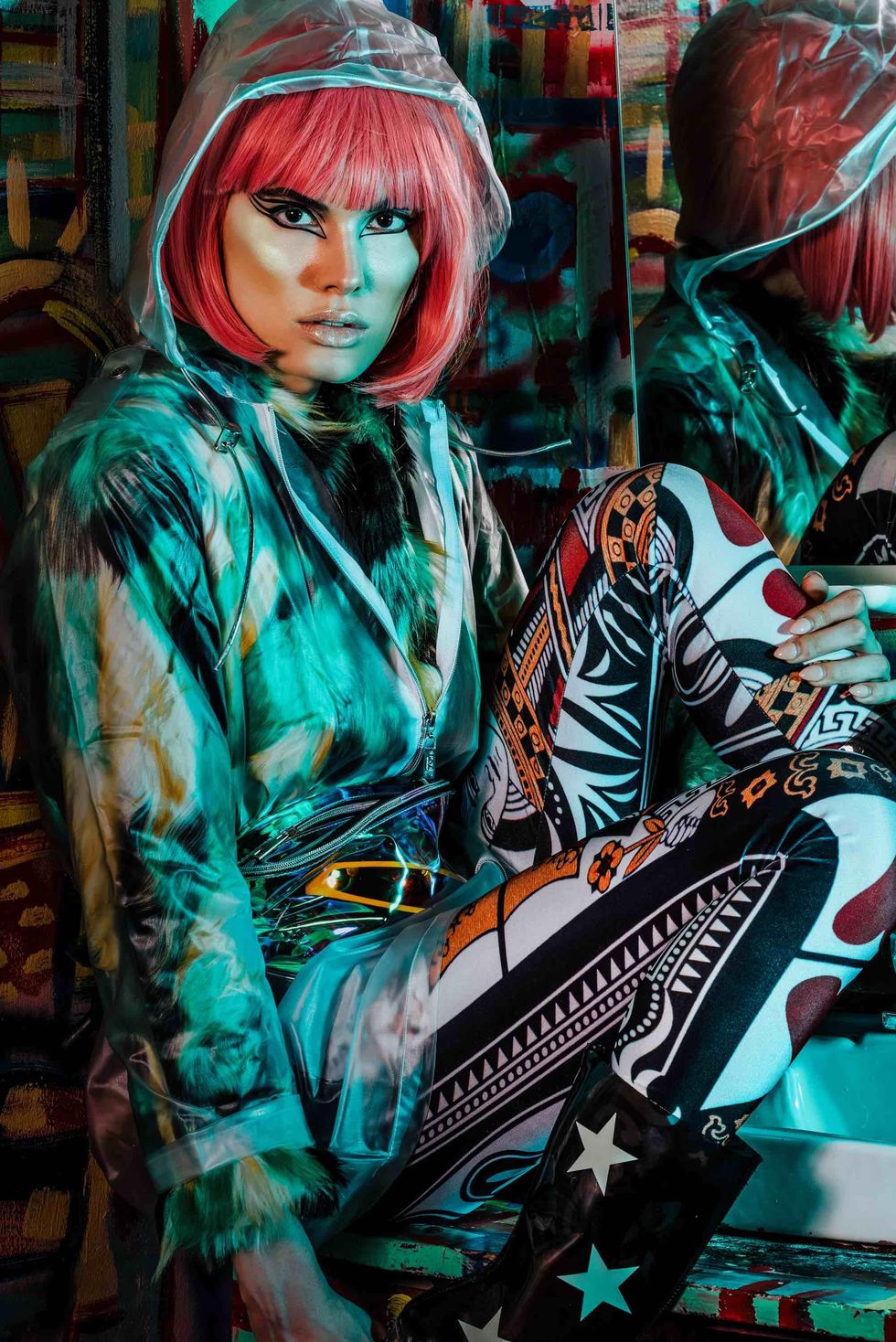 Garnet Rubio is 'Pleasure Bots's Futuristic Fluid Muse