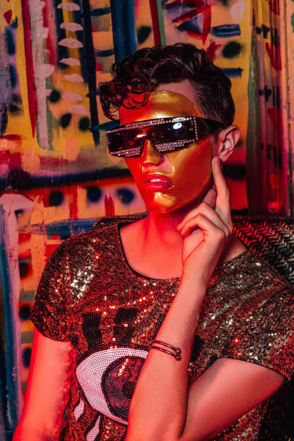 Garnet Rubio is 'Pleasure Bots's Futuristic Fluid Muse