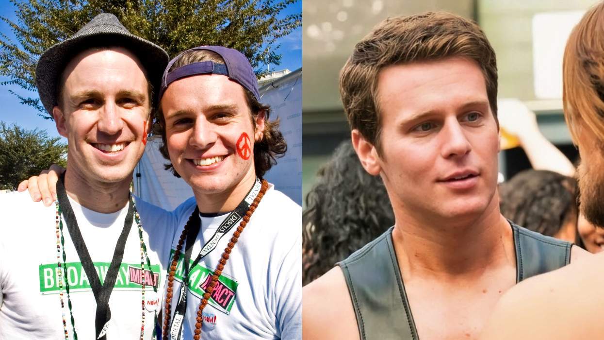 Gavin Creel and Jonathan Groff; Jonathan Groff on HBO's Looking.