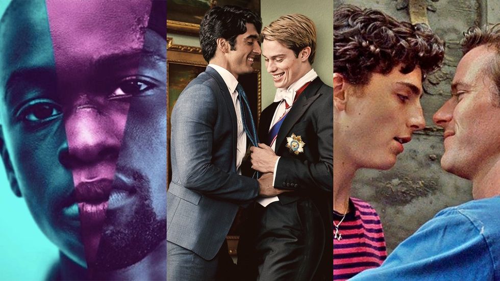 gay movies moonlight red white royal blue call me by your name