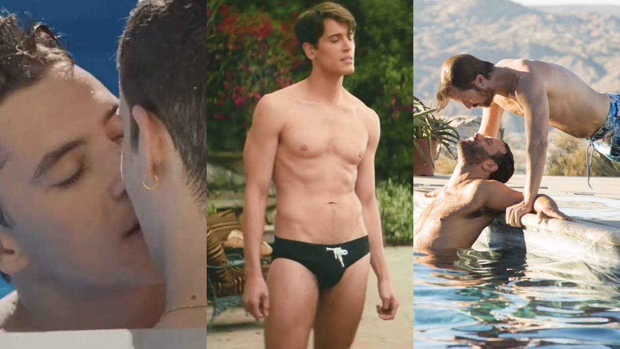 Gay pool scenes in TV & movies: Elite, The Estate, Lazy Eye