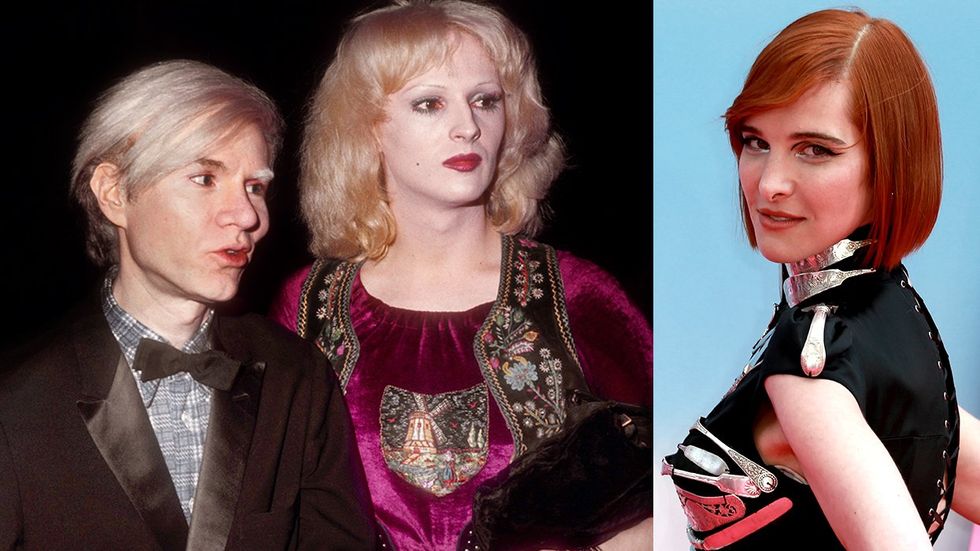 gay pop artist Andy Warhol transgender actress Candy Darling