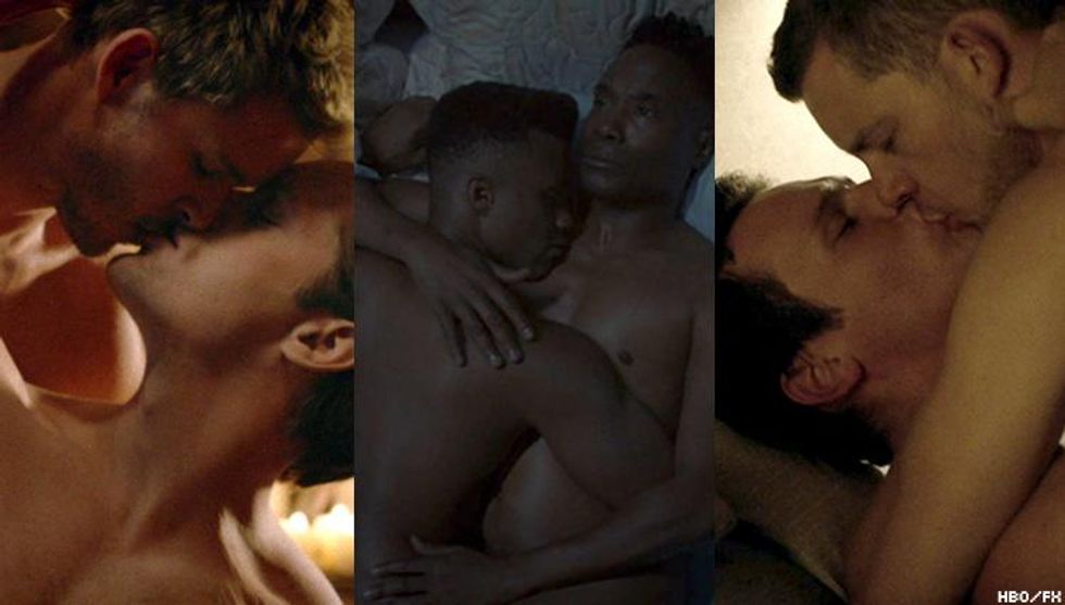 Gay sex scenes on television