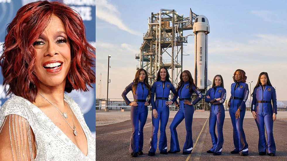 Gayle King attends the 11th Breakthrough Prize Ceremony Barker Hangar Santa Monica California 2025 alongside Blue Origin NS31 Shepard Rocket 31st Mission all female space crew