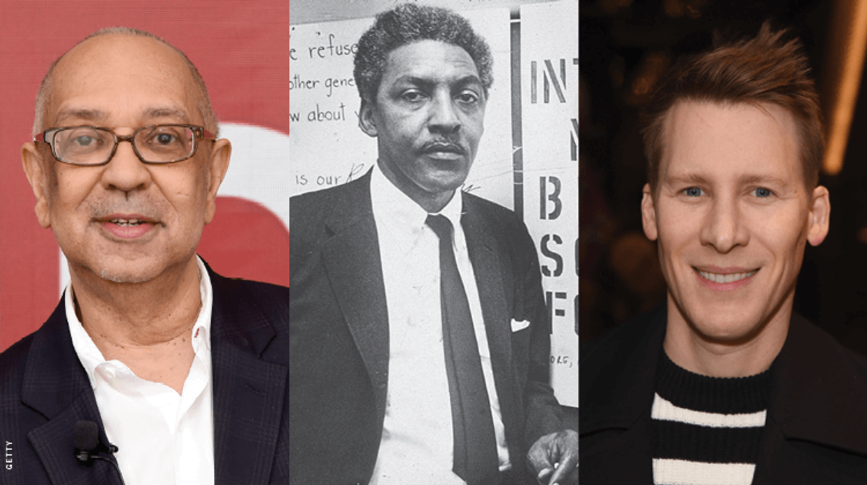 George C. Wolfe, Bayard Rustin, and Dustin Lance Black