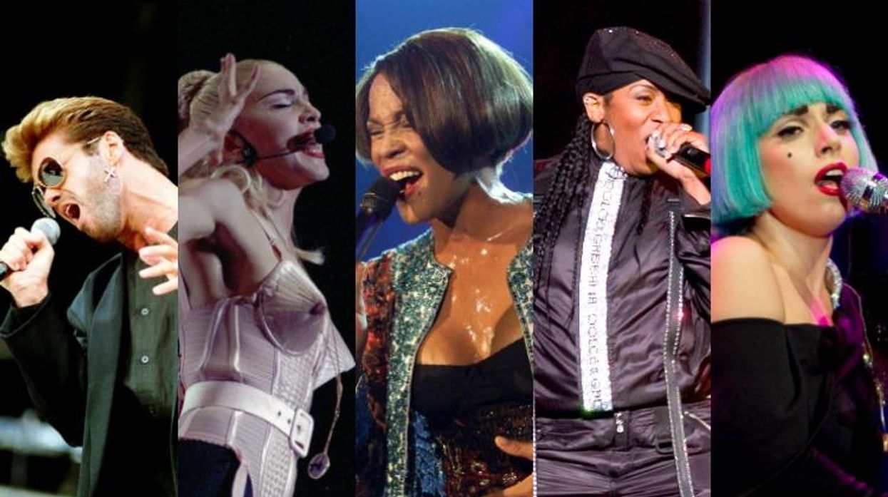 George Michael, Madonna, Whitney Houston, Missy Elliott, Lady Gaga