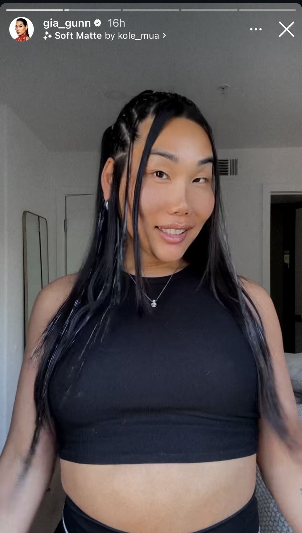Gia Gunn via Instagram story