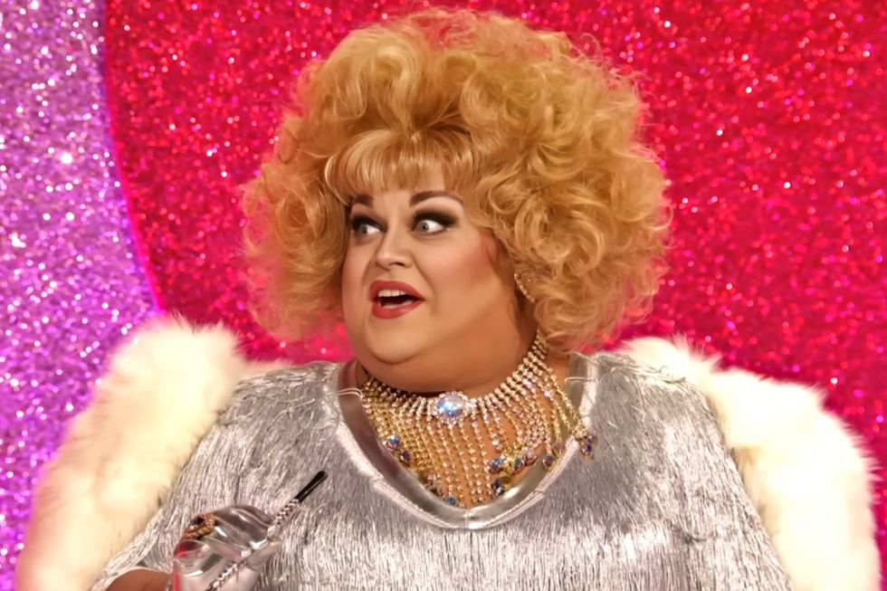 Ginger Minj as Phyllis Diller in the Snatch Game of RuPaul's Drag Race All Stars season 6