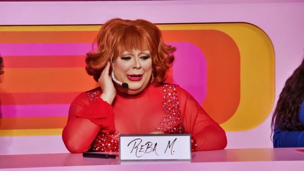 Ginger Minj as Reba McEntire in the Snatch Game of RuPaul's Drag Race All Stars season 10