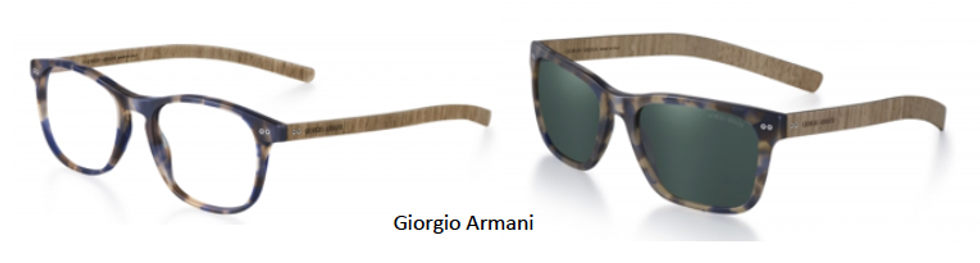 Giorgio Armani Wooden Glasses