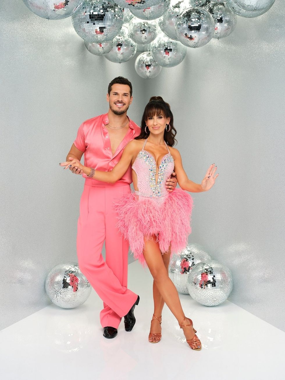 Gleb Savchenko and \u200b\u200bHilaria Baldwin on \u200bDancing With the Stars\u200b season 34