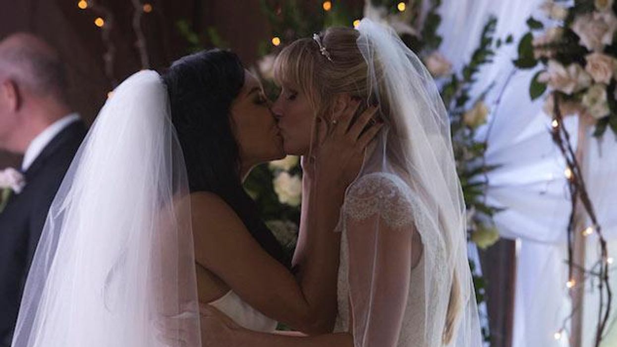 Glee Santana and Brittany Wedding