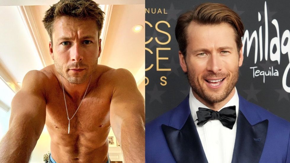 980px x 551px - Gays React to Glen Powell Showing Off His Cheeky Behind in New Pics