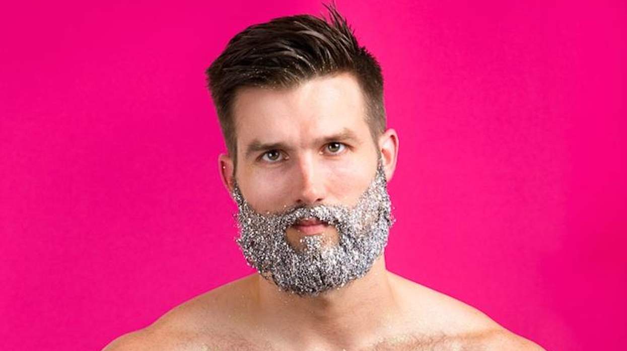 glitter beard