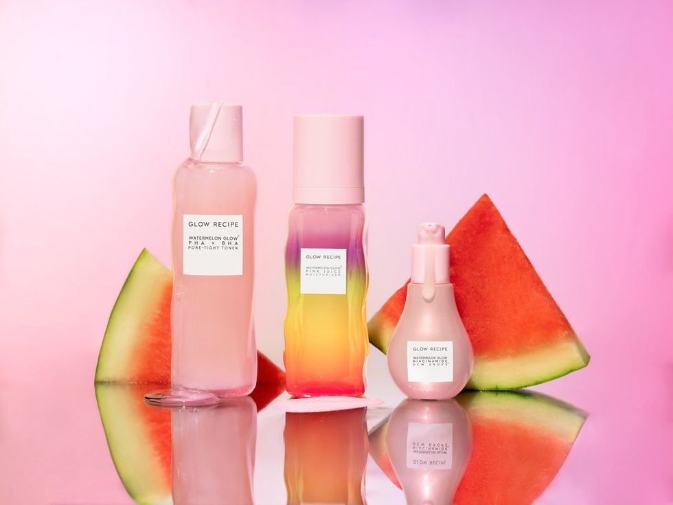 Glow Recipe bottles of moisturizer