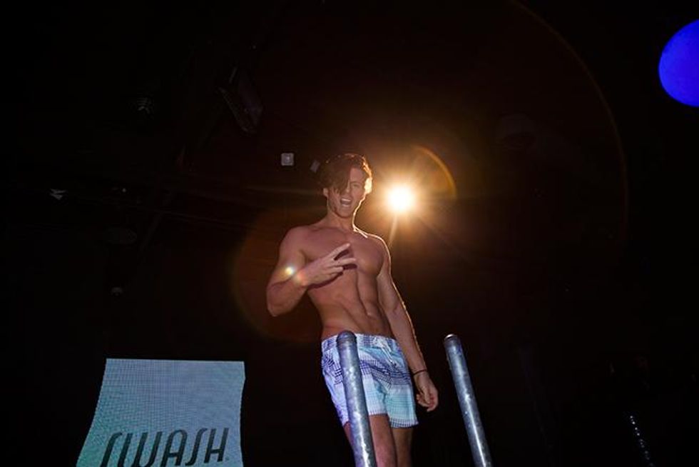 Gogo models at Rock Out LAFW.