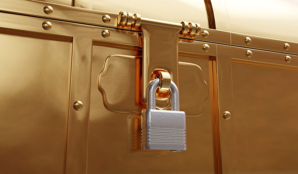 gold lock box