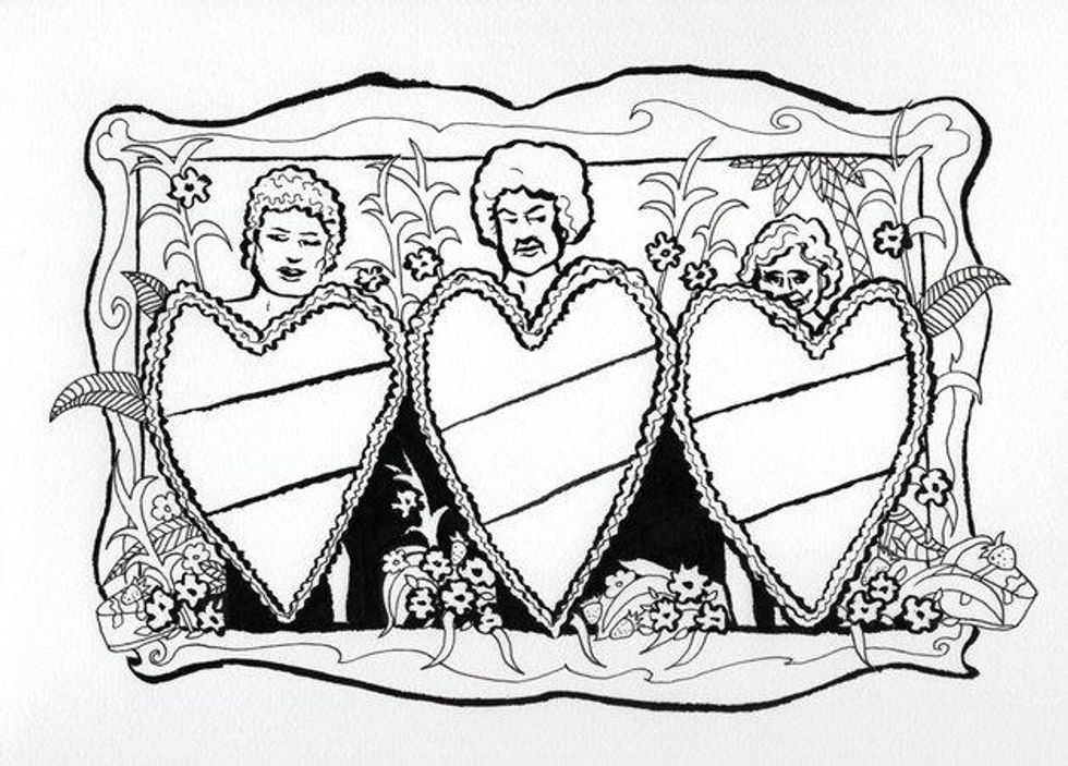 golden girls coloring book