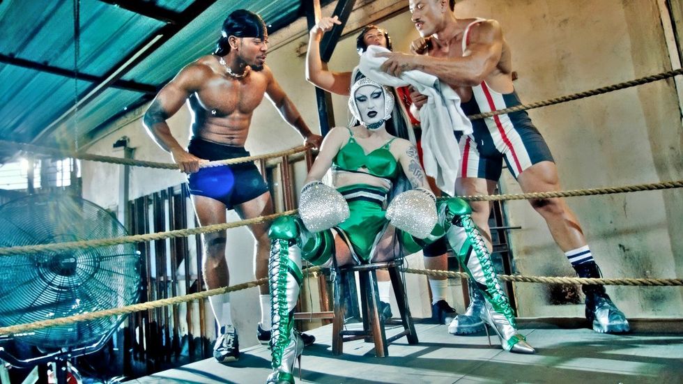 Gottmik in the TKO music video